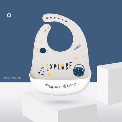 Baby-Lätzchen mit Tasche